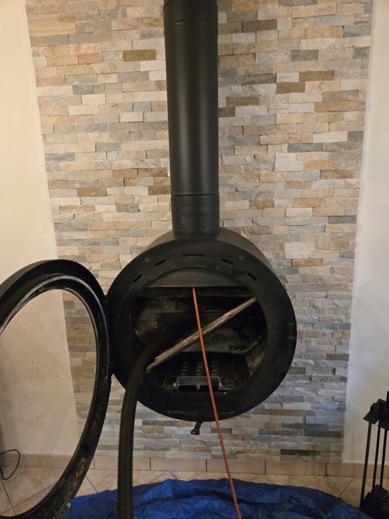 poêle à bois design